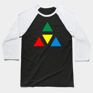 Triangles Baseball T-Shirt